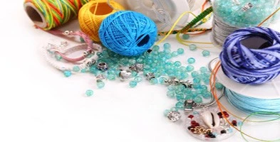 Fils et rubans pour mercerie créative de différentes couleur et grosseur